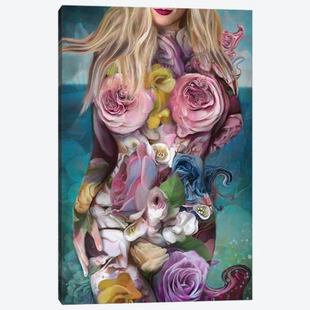 I Am The Garden Canvas Print #JLO102} by Juliana Loomer Canvas Art Print