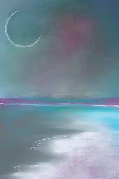 Evening At The Beach by Juliana Loomer canvas print