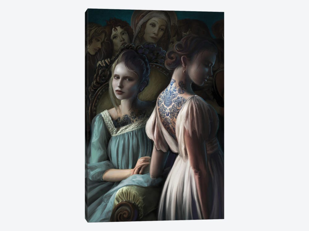 Painted Ladies by Juliana Loomer 1-piece Canvas Print