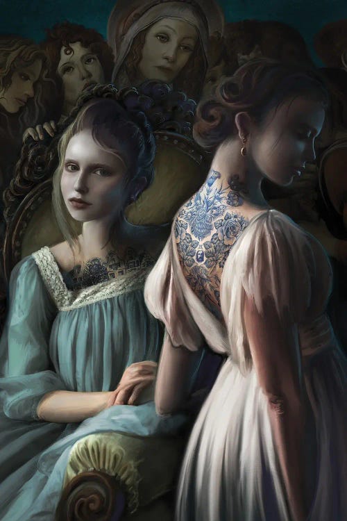 Painted Ladies by Juliana Loomer wall art