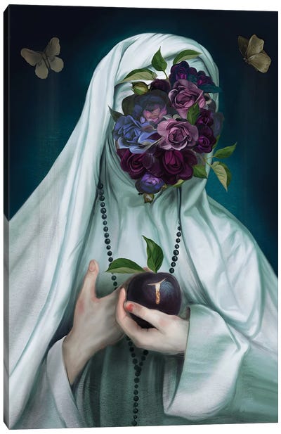 Abbess of Gaia Canvas Art Print - Juliana Loomer