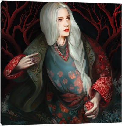 Snow White Canvas Art Print - Juliana Loomer