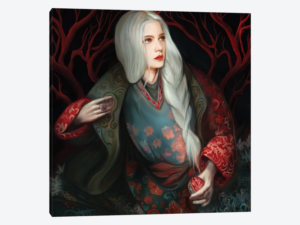 Snow White by Juliana Loomer 1-piece Canvas Print