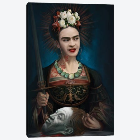 St.Frida Canvas Print #JLO23} by Juliana Loomer Canvas Art Print