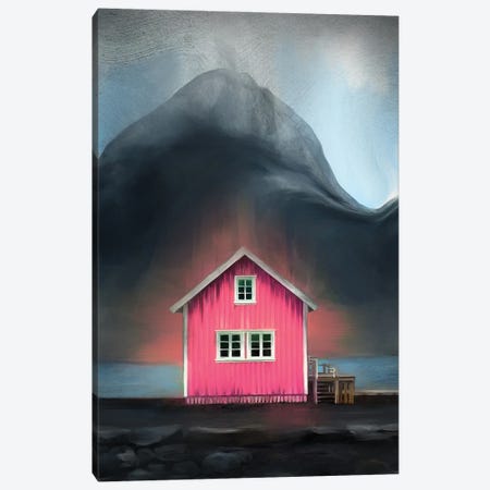 Pink Rørbue Canvas Print #JLO57} by Juliana Loomer Canvas Art Print