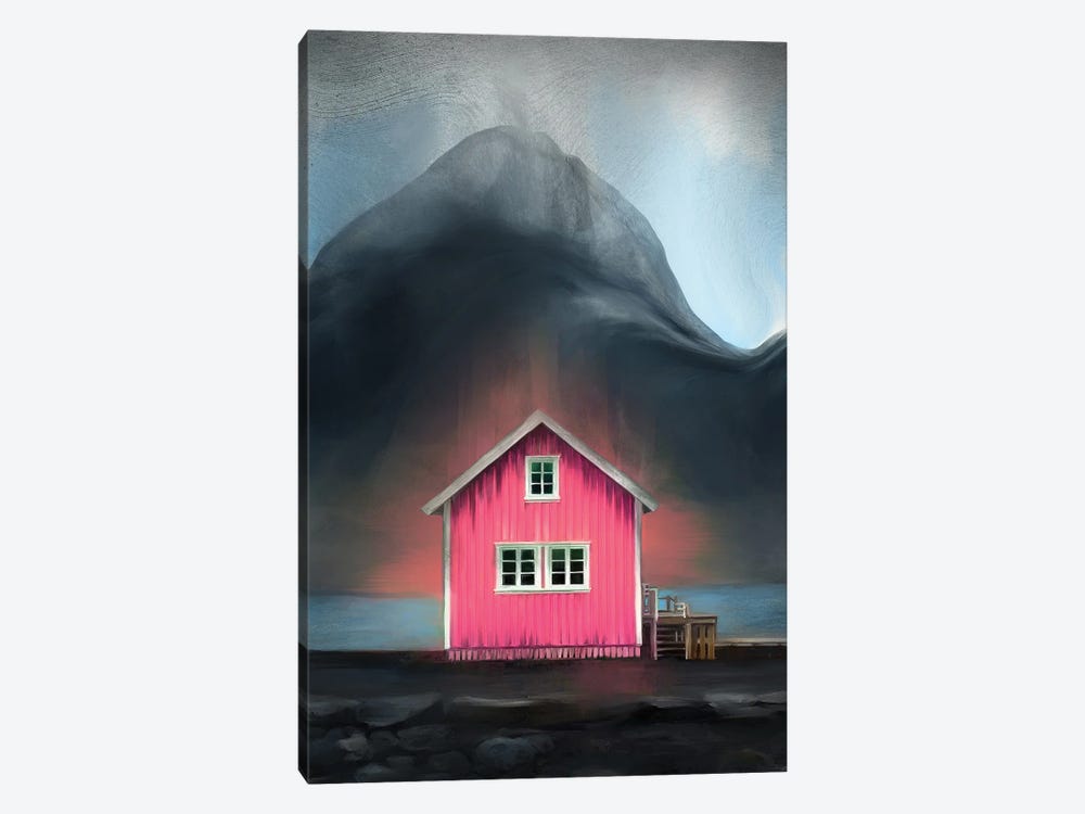 Pink Rørbue by Juliana Loomer 1-piece Canvas Art
