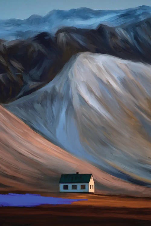 Haukeli Mountains Blue by Juliana Loomer wall art