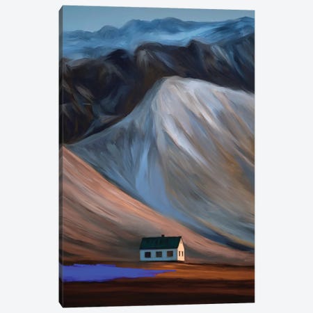 Haukeli Mountains Blue Canvas Print #JLO59} by Juliana Loomer Canvas Wall Art