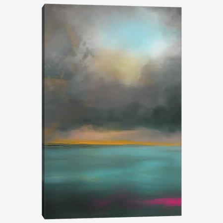 Farsund Horizon Pink Canvas Print #JLO61} by Juliana Loomer Art Print