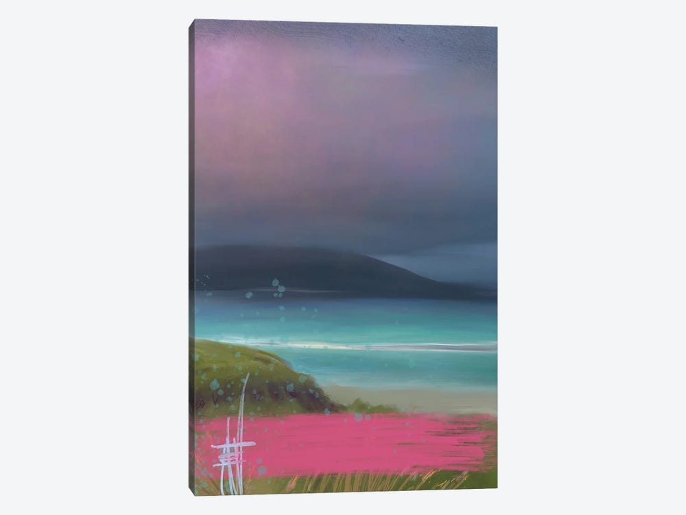 Flower Island Storm Pink by Juliana Loomer 1-piece Art Print