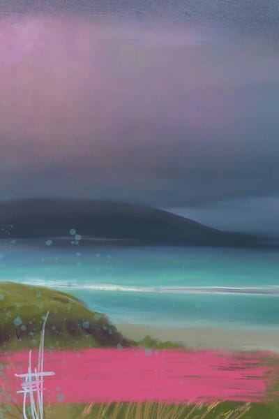 Pops Of Pink: Flower Island Storm Pink by Juliana Loomer