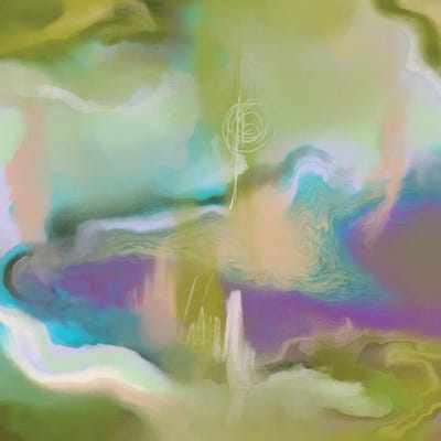 Spring Fields by Juliana Loomer framed canvas print