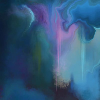 Blue Door by Juliana Loomer framed canvas print