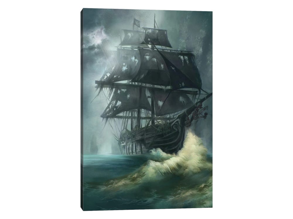 THE BLACK PEARL Pirate Ship, Halloween Feature