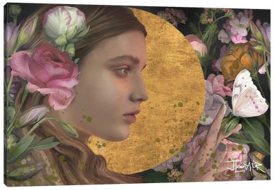 Butterfly Garden Canvas Art Print - Juliana Loomer