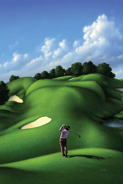 Fine Art Print: Love Of The Green by Jerry Lofaro