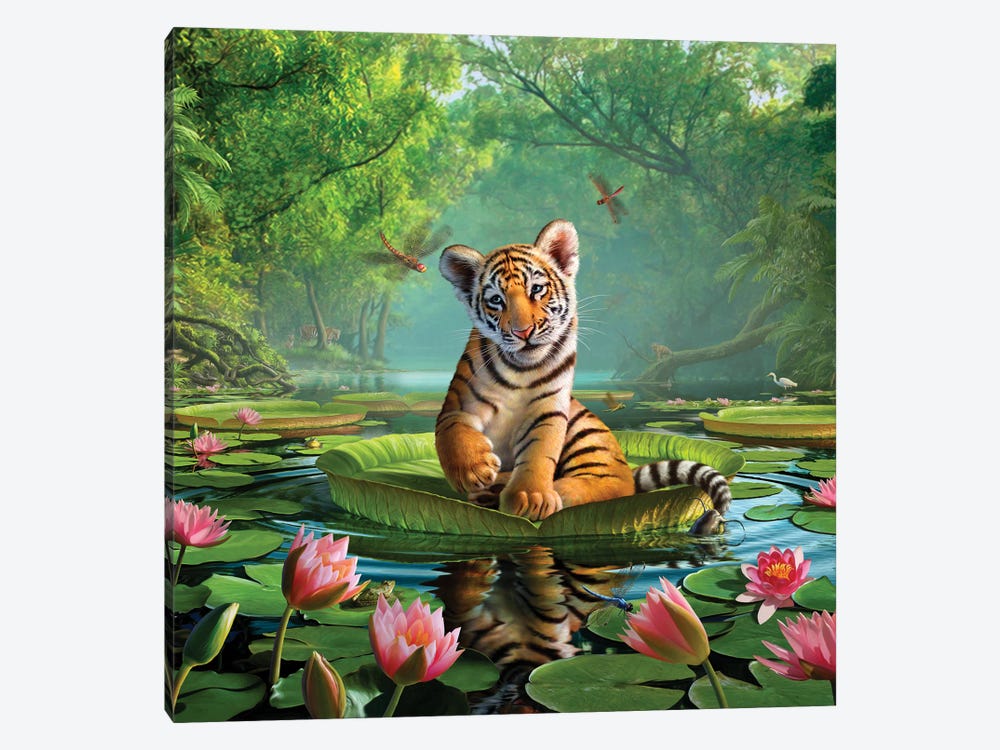 Tiger Lily by Jerry Lofaro 1-piece Canvas Print