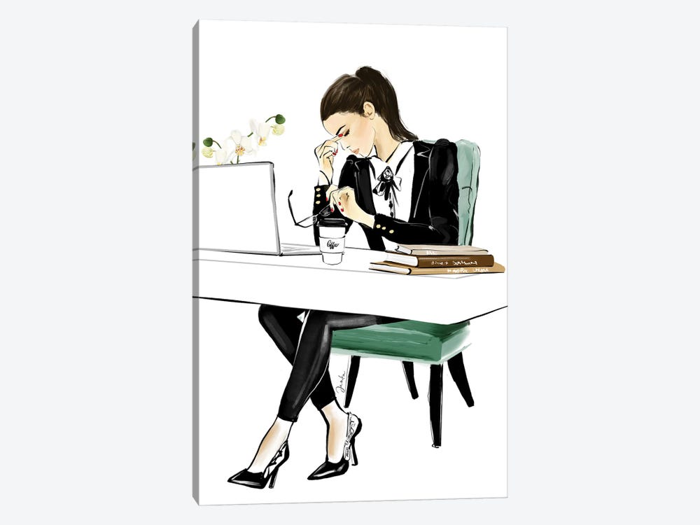 Working Woman by Janka Letková 1-piece Art Print