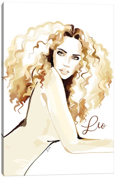 Leo Canvas Art Print - Janka Letková