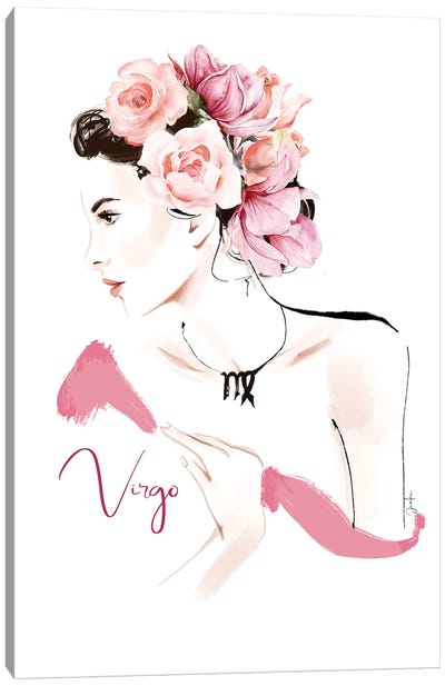 Virgo Canvas Art Print - Janka Letková