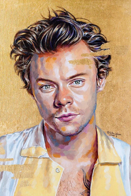 Harry Styles by Jackie Liu wall art