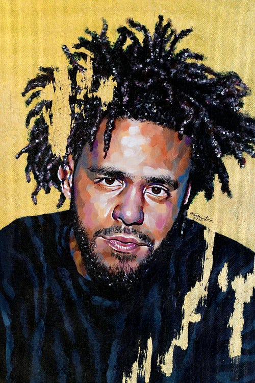 J. Cole by Jackie Liu wall art