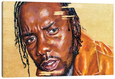 Kendrick Lamar Canvas Art Print - Jackie Liu