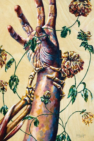 Mortality by Jackie Liu canvas print