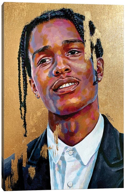 Asap Rocky Canvas Art Print - A$AP Rocky