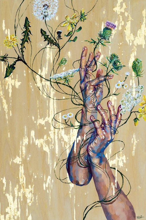 Weeds by Jackie Liu wall art