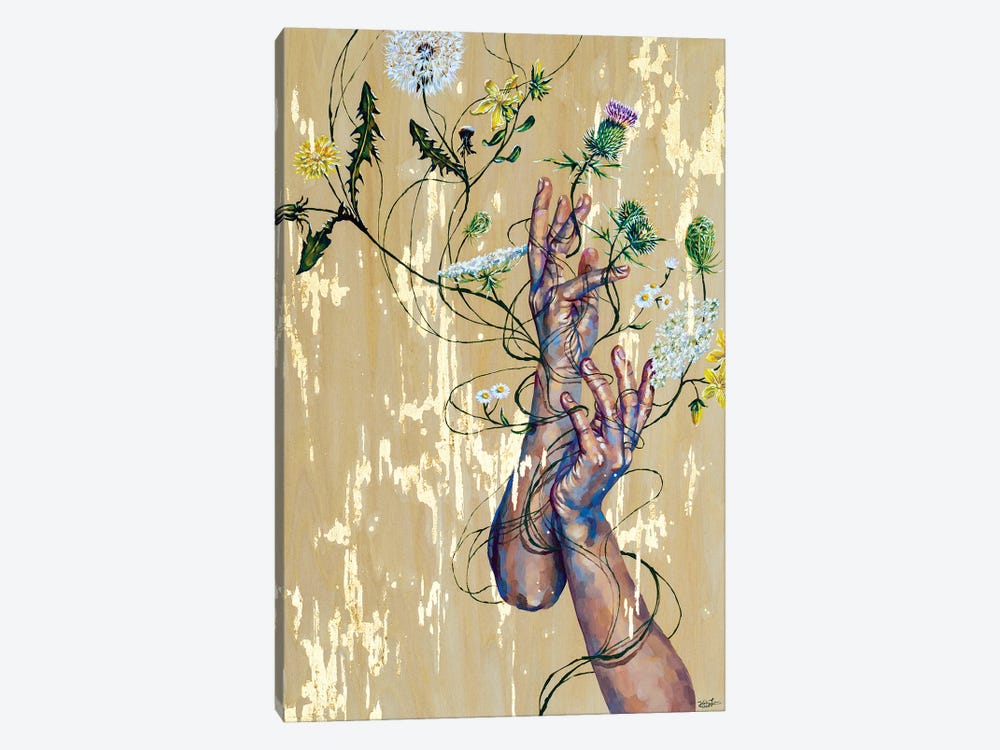 Weeds by Jackie Liu 1-piece Canvas Art Print