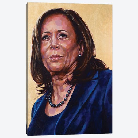 Madam Vice President Canvas Print #JLU34} by Jackie Liu Canvas Art Print