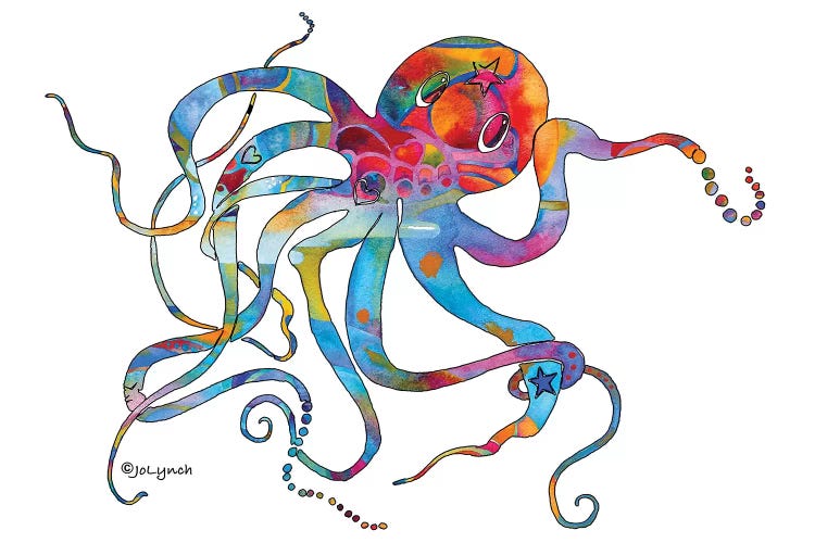 Octopus Multi II by Jo Lynch wall art