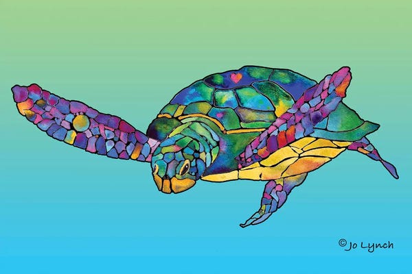 Jo Lynch: Sea Turtle Celebration by Jo Lynch