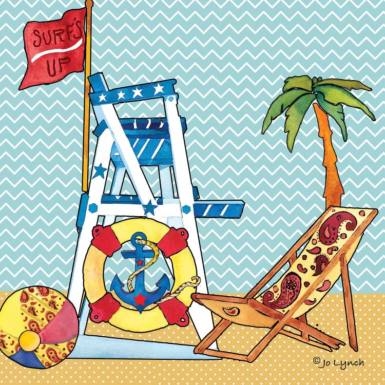 Surfs Up by Jo Lynch wall art