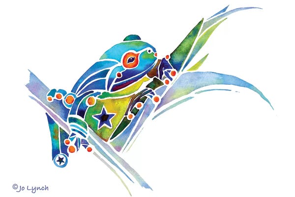 Jo Lynch: Tree Frog by Jo Lynch