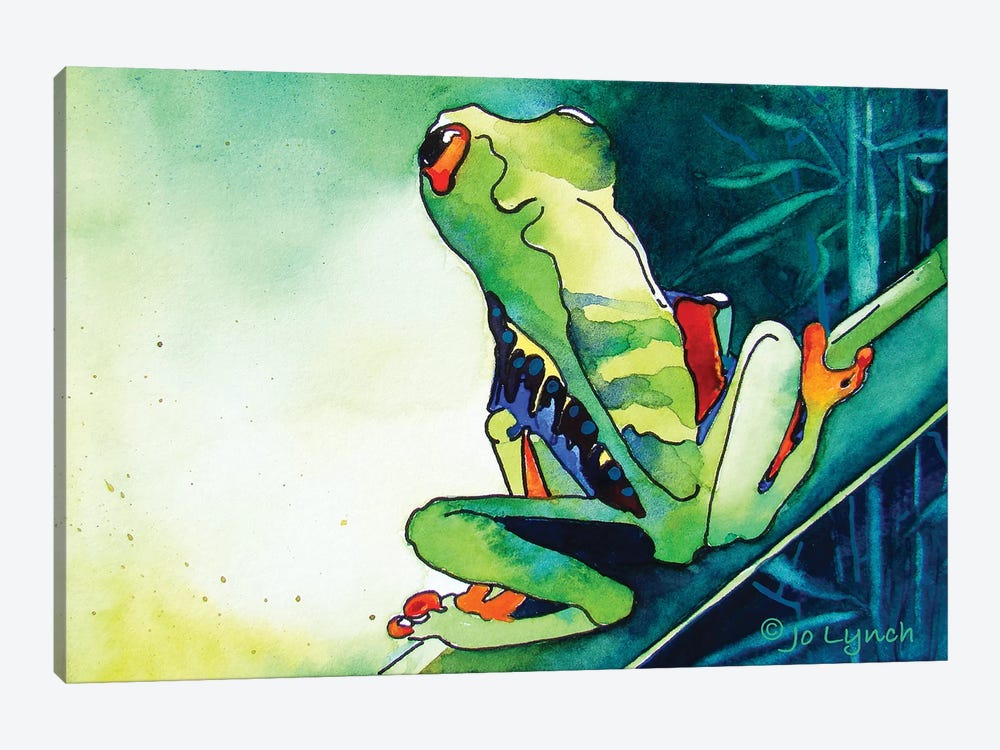 Tree Frog Green II by Jo Lynch 1-piece Art Print