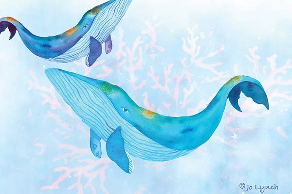 Jo Lynch: Whales Play Ocean by Jo Lynch