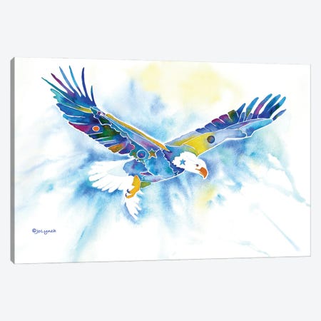 Eagles Flight Canvas Print #JLY161} by Jo Lynch Canvas Wall Art