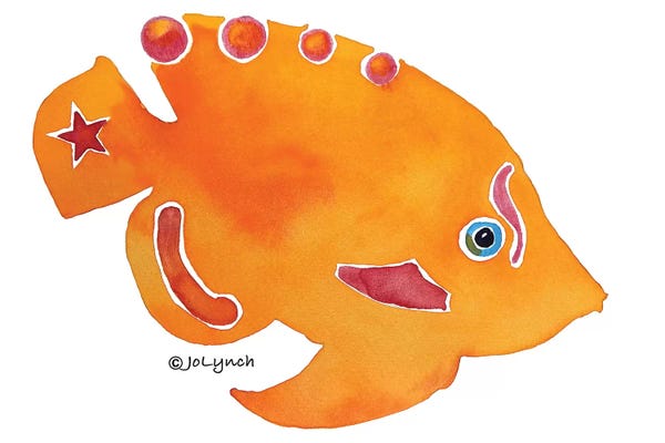 Jo Lynch: Fish Orange by Jo Lynch
