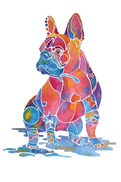 Jo Lynch: French Bulldog Louise by Jo Lynch