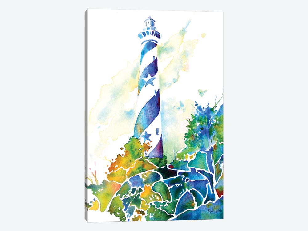 Hatteras Lighthouse by Jo Lynch 1-piece Canvas Art Print