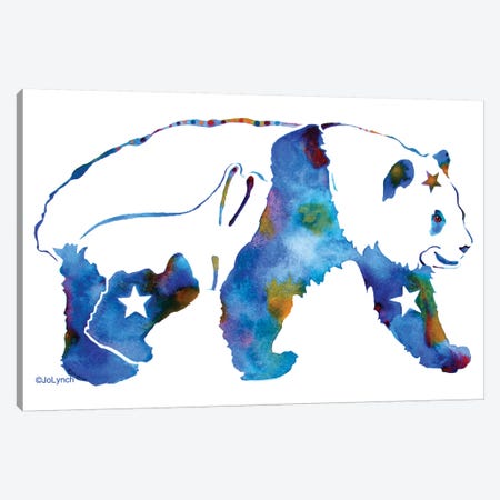 Panda Bear Canvas Print #JLY46} by Jo Lynch Canvas Wall Art