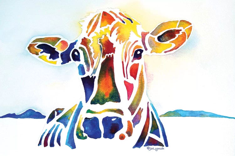 Placid Cow Farm by Jo Lynch wall art