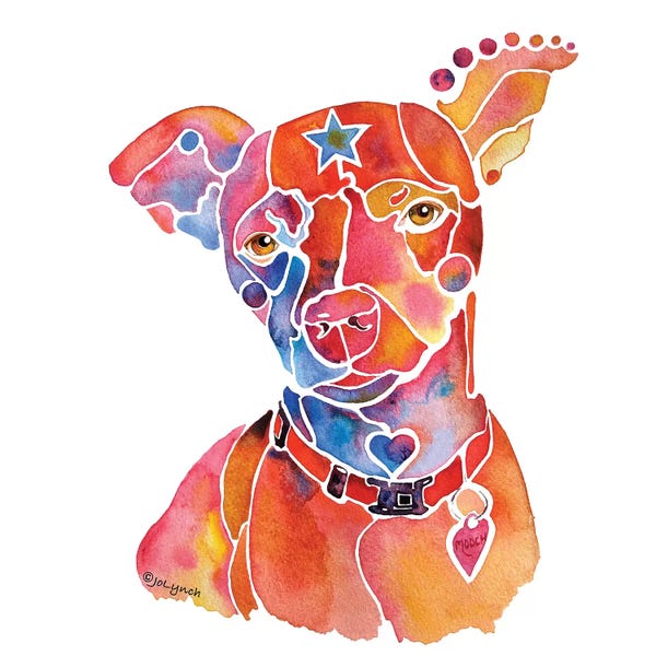 Jo Lynch: Rescue Dog Mooch by Jo Lynch