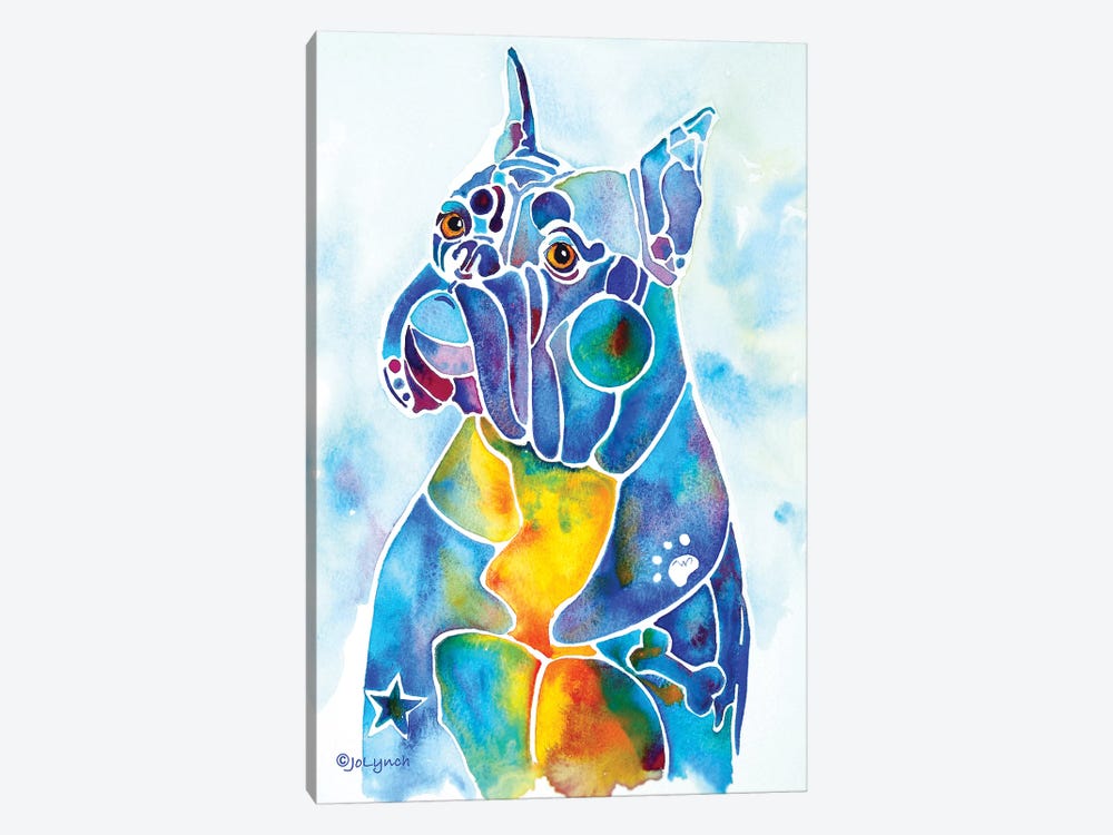 Boxer Dog Breed by Jo Lynch 1-piece Canvas Art Print