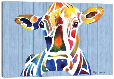 Cow Farm II Canvas Art Print - Jo Lynch