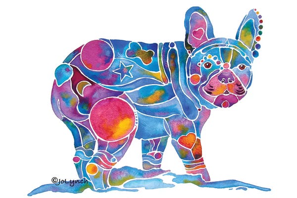 Jo Lynch: French Bulldog Blue Toots by Jo Lynch