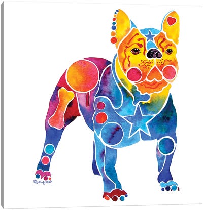 French Bulldog Canvas Art Print - Jo Lynch