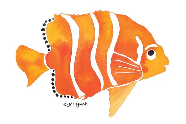 Jo Lynch: Gold Fish Orange by Jo Lynch